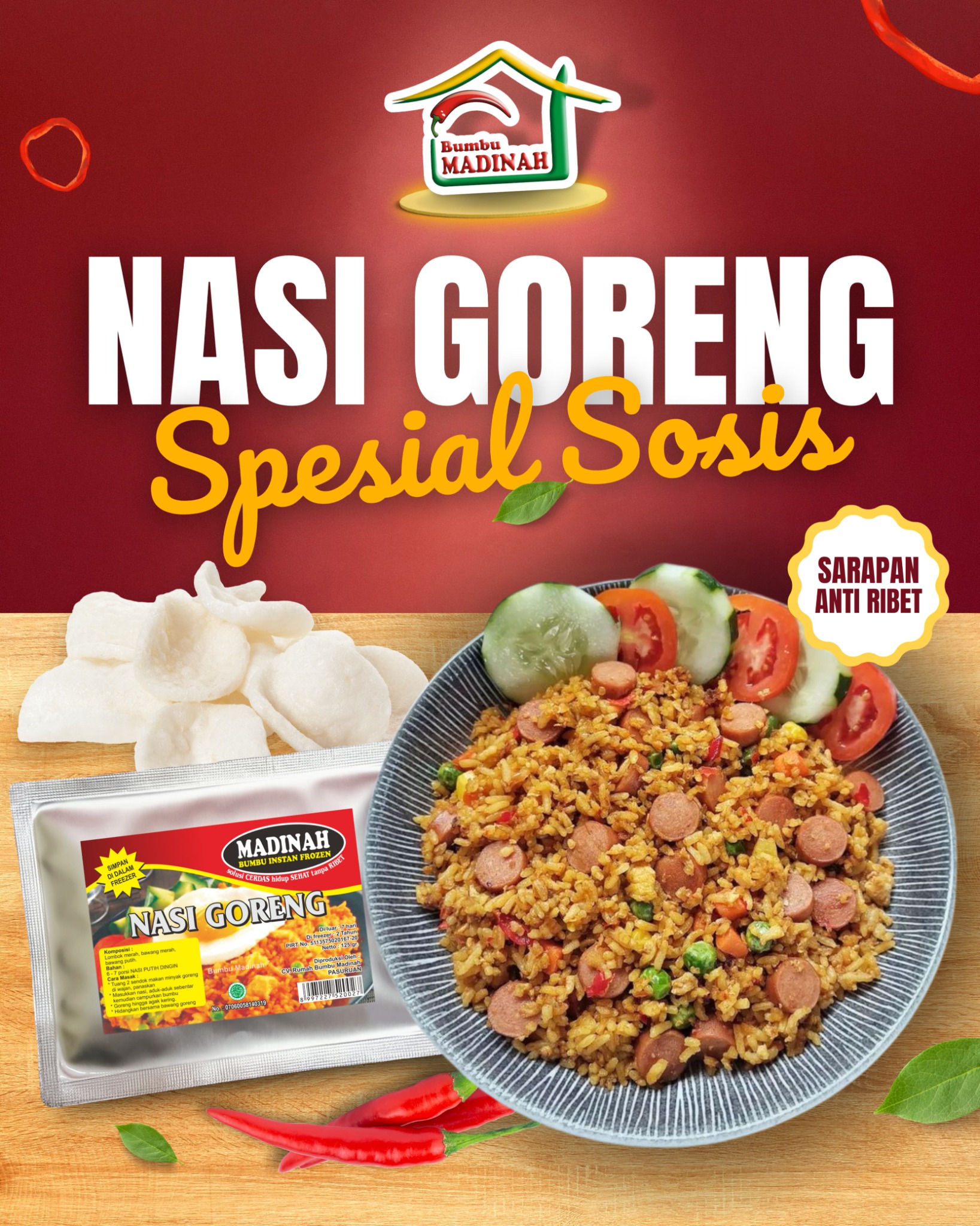 Nasi Goreng Spesial Sosis